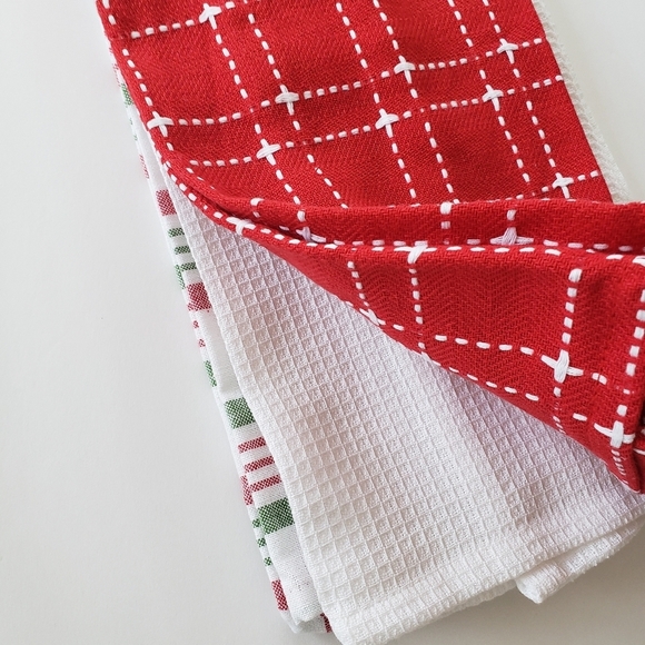 3 Robert Stanley Cotton Kitchen Towels - Picture 5 of 8